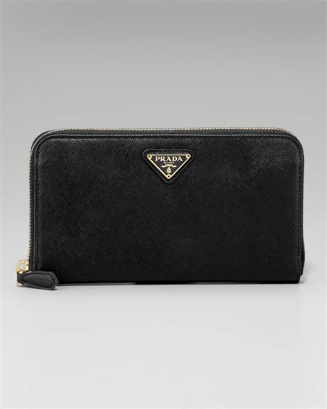 prada wallet zipper brand|Prada zip wallet.